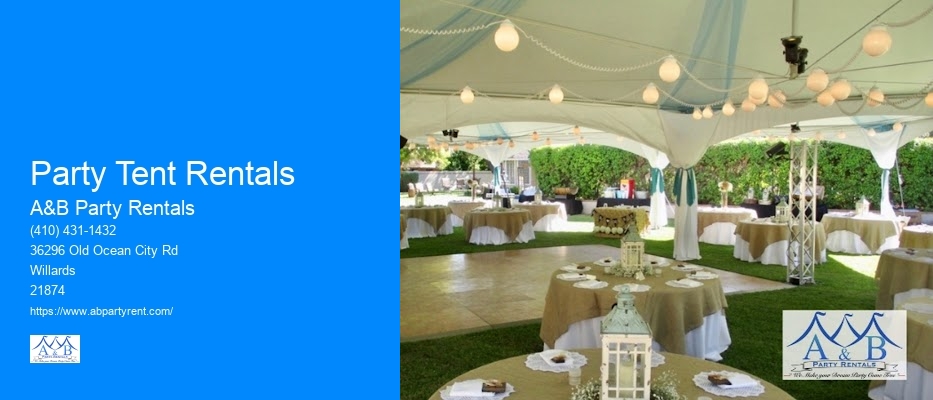 Party Tent Rentals